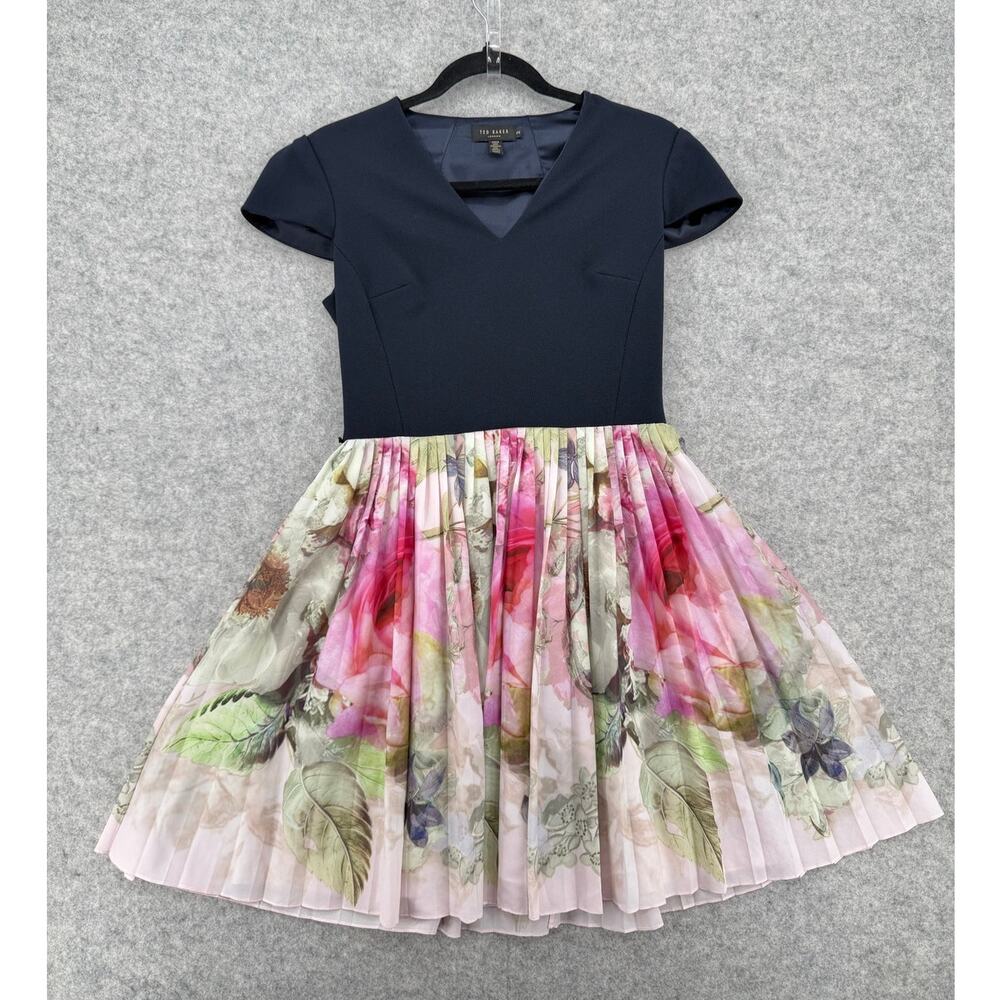 Ted Baker London Daysee Pleated Mini Dress Size 2